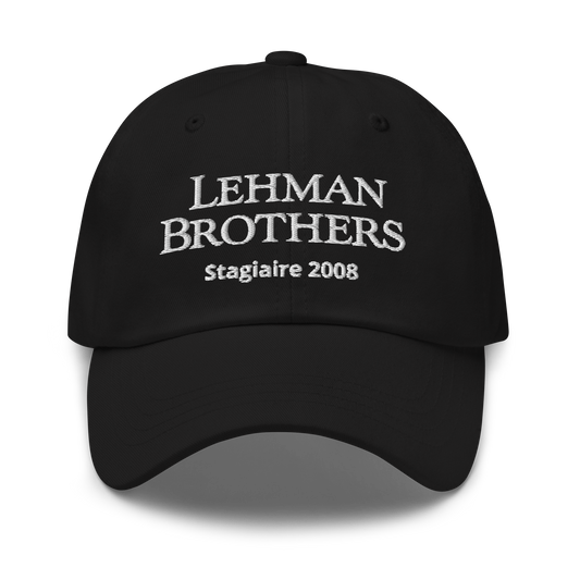 Casquette "Lehman Brothers Stagiaire 2008"