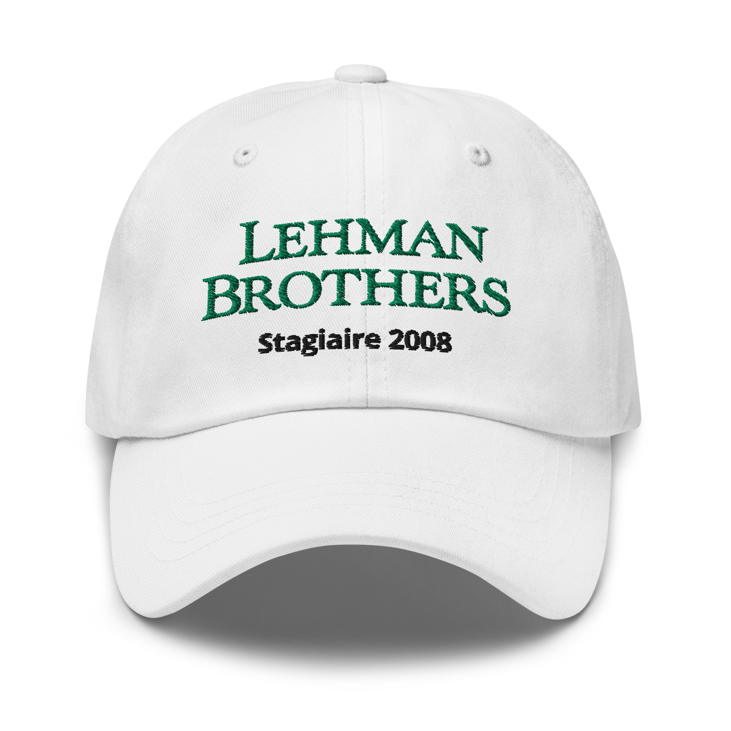 Casquette "Lehman Brothers Stagiaire 2008"