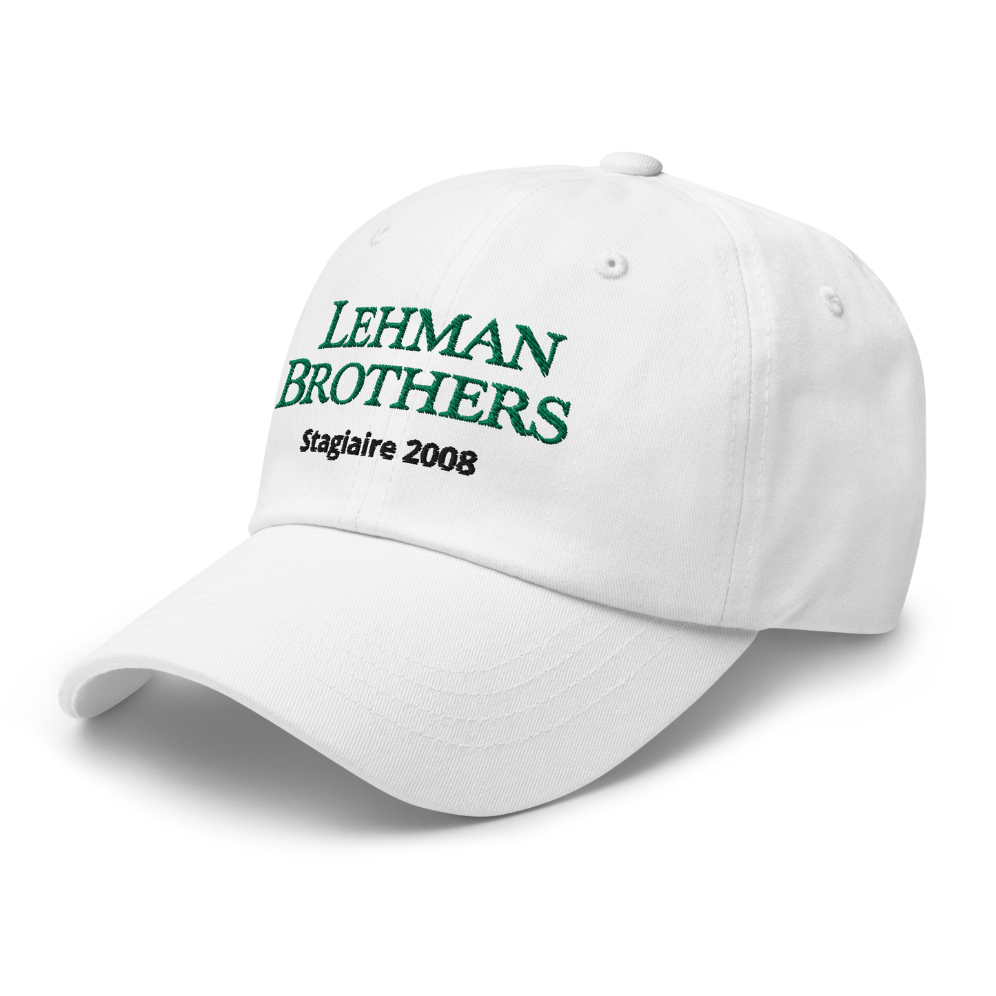 Casquette "Lehman Brothers Stagiaire 2008"