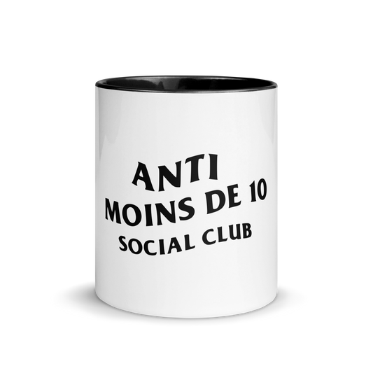 Mug "Anti moins de 10 social club"