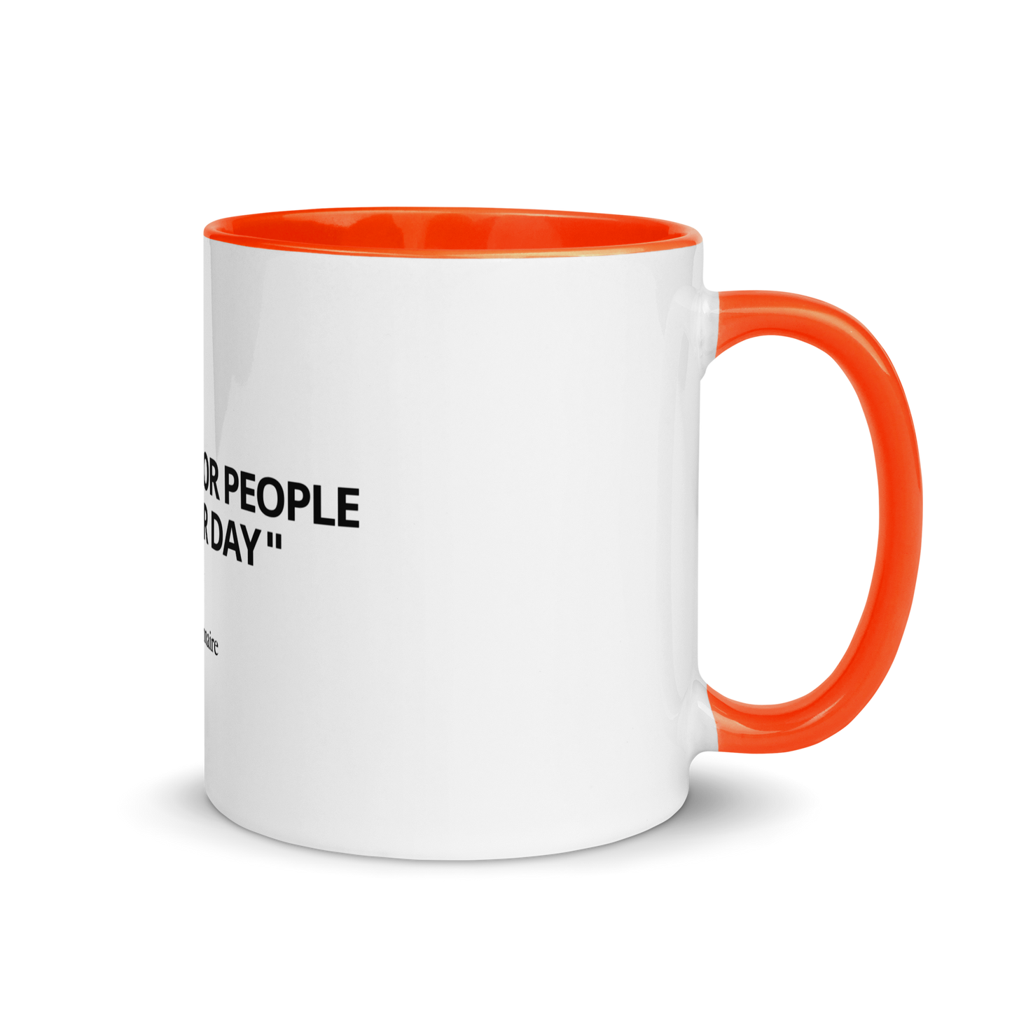 Mug "Don't let poor people ruin your day"