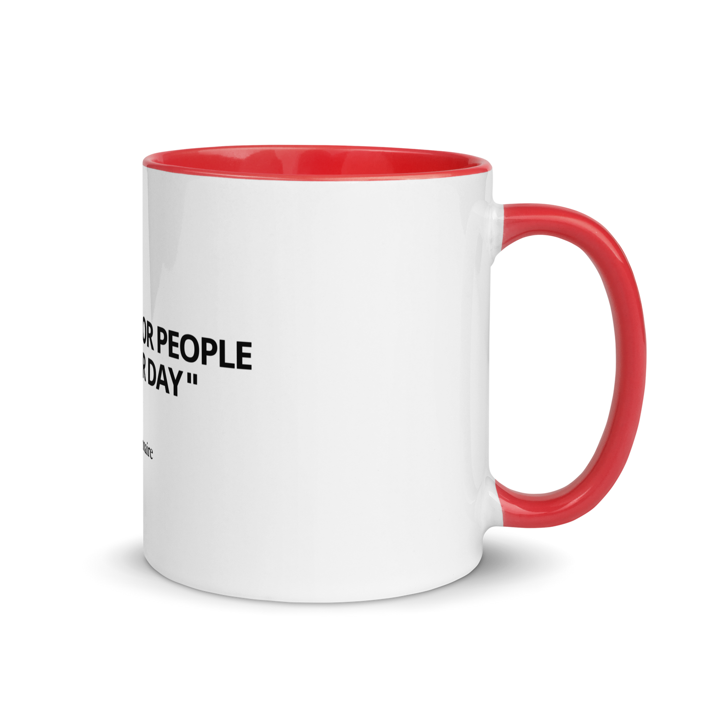 Mug "Don't let poor people ruin your day"